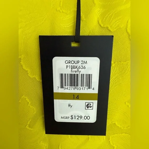 DKNY Clipped Jacquard Floral Dress - Picture 6 of 13